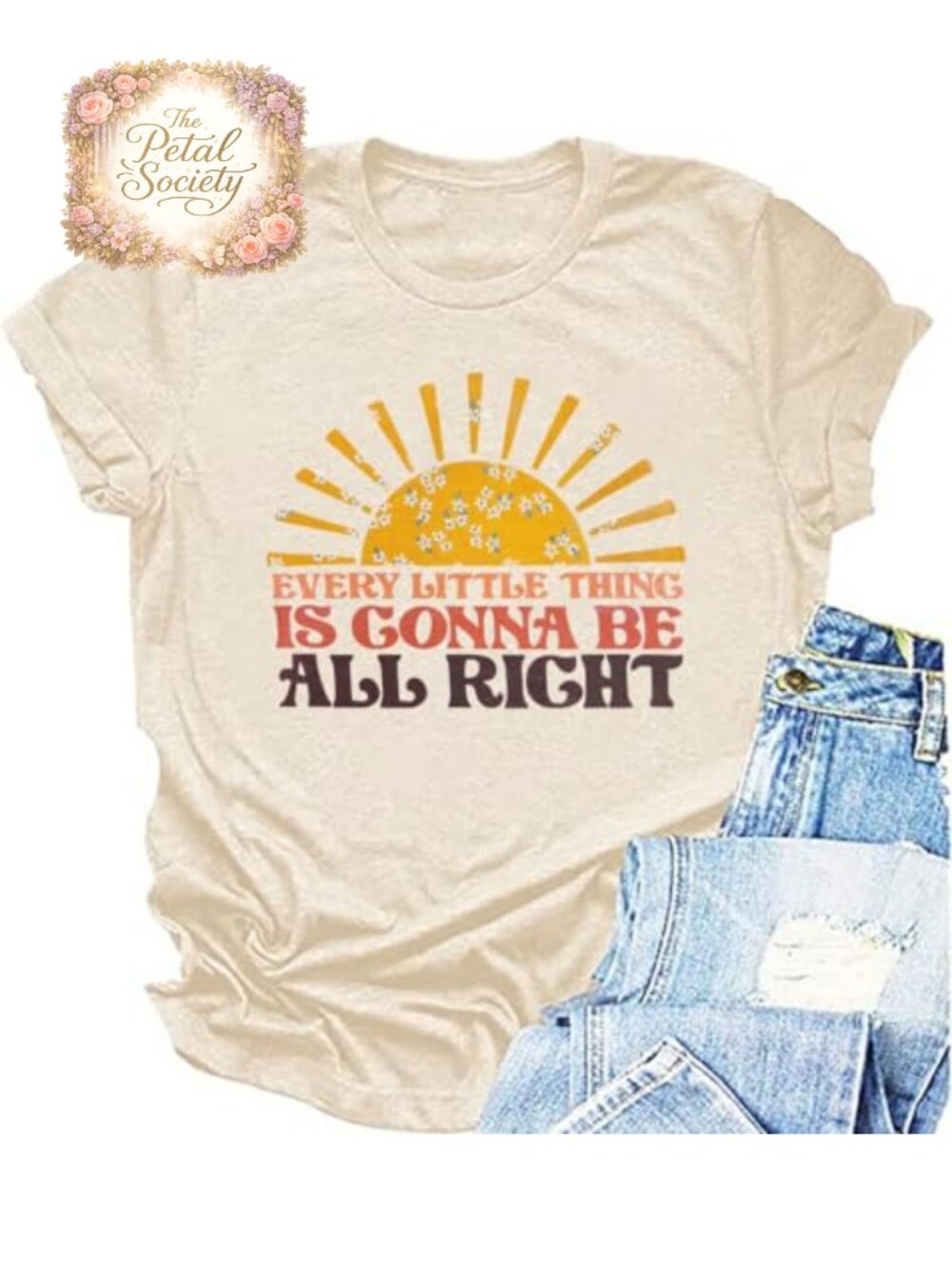 Every Little Thing Graphic Tee Women Country Music Hippie T-Shirt